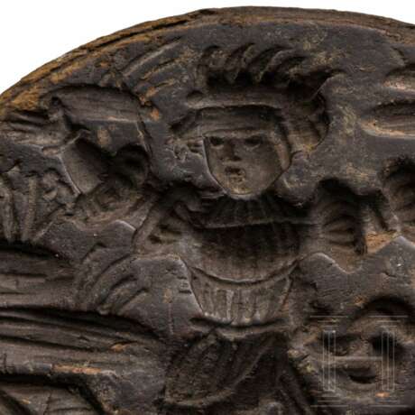 Hölzerne Lebkuchenmodel, deutsch, vermutlich Nürnberg, um 1530 - photo 3