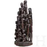 Skulptur einer Familie, Kenia, 20. Jhdt. - Foto 3