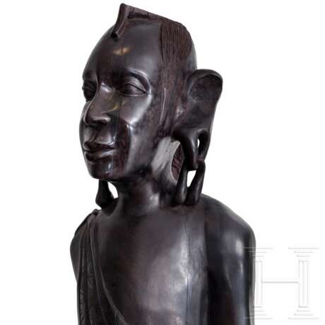 Überlebensgroße Skulptur eines Mannes, Kenia, 20. Jhdt. - Foto 6