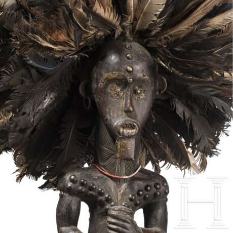 Reliquiarsdeckel mit Aufsatz sowie Maske, Fang Ngumba/Senufo, Gabon/Kamerun/Mali - фото 7