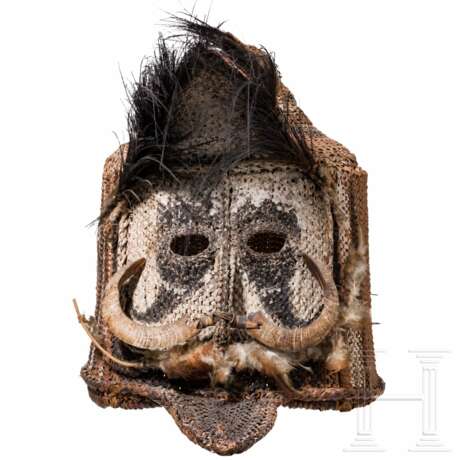 Geflochtene Stülpmaske, Papua-Neuguinea, 20. Jhdt. - photo 2