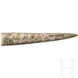 Walrosszahn-Scrimshaw, Yupik, Alaska, Anfang des 20. Jhdt. - photo 1