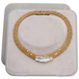 Goldcollier mit Drachenperle - Foto 5