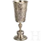 Vermeil-Pokal in der Art der Renaissance, wohl deutsch, 19. Jhdt. - photo 2