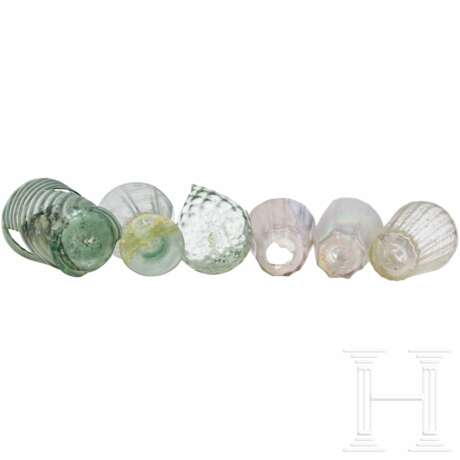 Sechs Glasfragmente, deutsch, 15./16. Jhdt. - Foto 3