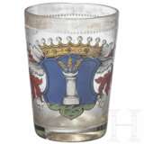 Emailliertes Glas mit Wappen der Grafen von Pocci, Petersdorf, Fritz Heckert, um 1880 - photo 1