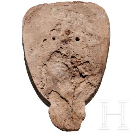 Fünf altägyptische Mumienmasken aus Holz, Spätzeit oder ptolemäisch, Mitte 1. Jtsd. v. Chr. - 1. Jhdt. v. Chr. - photo 2