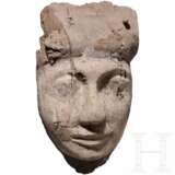 Fünf altägyptische Mumienmasken aus Holz, Spätzeit oder ptolemäisch, Mitte 1. Jtsd. v. Chr. - 1. Jhdt. v. Chr. - photo 6