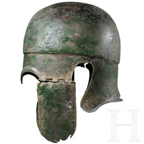 Chalkidischer Helm, Variante des Typs V, 4. Jhdt. v. Chr. - Foto 4