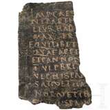 Fragment eines Militärdiploms aus der Zeit von Antoninus Pius, Mitte 2. Jhdt. n. Chr. - photo 1