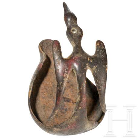 Eiserne Öllampe mit Vogeldarstellung, ostkeltisch, 2. - 1. Jhdt. v. Chr. - photo 3