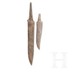 Zwei merowingische Saxklingen, 6./7. Jhdt.