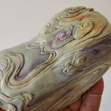 Kleines, seltenes, reliefiertes Wassergefäß, China, wohl Qianlong-Periode, 18. Jhdt. - photo 2