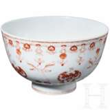 Eisenrot bemalte Schale mit Fledermäusen und Daoguang-Sechszeichenmarke, China, wohl aus dieser Zeit (um 1840) - photo 6