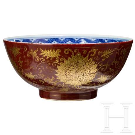 Schale mit Lotusblüten, China, wohl Ende 19./Anfang 20. Jhdt. - photo 9