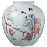 Famille-Rose-Ingwertopf, China, wohl Yongzheng-Periode, 18. Jhdt. - photo 1