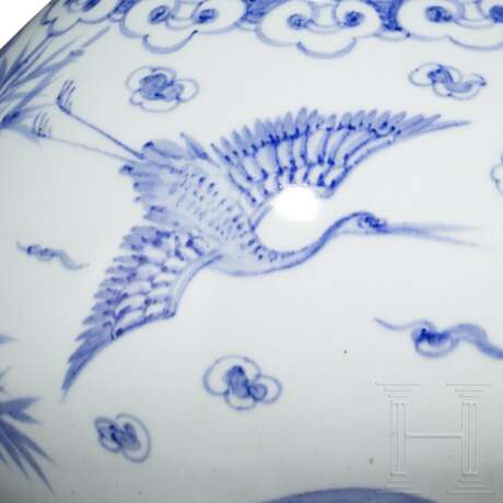 Porzellanvase und chinesischer Holz-Drache, Korea/China, 20. Jhdt. - Foto 4