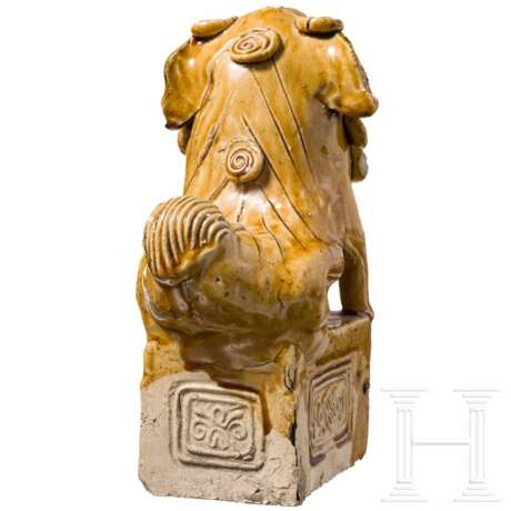 Lachender Buddha und Foo-Hund (Löwe), China, Jiangxi-Provinz, Republikzeit - Foto 2