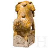 Lachender Buddha und Foo-Hund (Löwe), China, Jiangxi-Provinz, Republikzeit - Foto 2