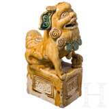 Lachender Buddha und Foo-Hund (Löwe), China, Jiangxi-Provinz, Republikzeit - Foto 9