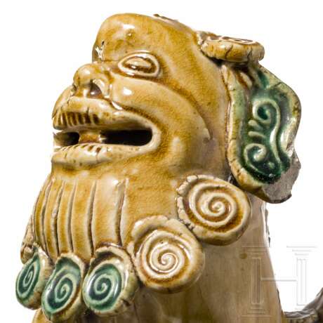Lachender Buddha und Foo-Hund (Löwe), China, Jiangxi-Provinz, Republikzeit - Foto 10