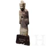 Specksteinfigur eines Würdenträgers, China, 20. Jhdt. - photo 2