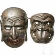 Zwei Nō-Masken, Japan, 19./20. Jhdt. - Auction prices