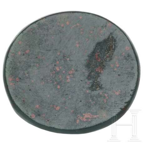 Siegelmatrix aus Blutstein mit arabischer Inschrift, osmanisch, datiert 1896 - Foto 2