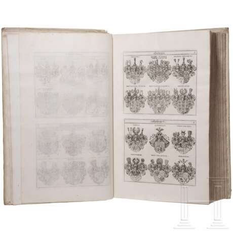 Siebmacher, Johann: Das grosse und vollständige anfangs Siebmacherische, hernacher fürstische und helmerische, nun aber Weigelische Wappen-Buch in sechs Theilen, Nürnberg 1734 - Foto 7