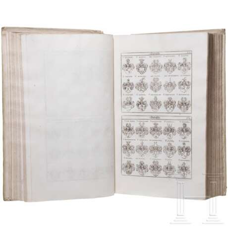 Siebmacher, Johann: Das grosse und vollständige anfangs Siebmacherische, hernacher fürstische und helmerische, nun aber Weigelische Wappen-Buch in sechs Theilen, Nürnberg 1734 - Foto 9