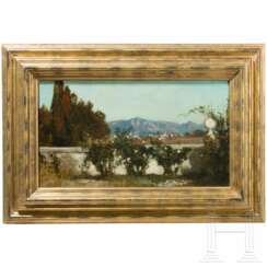 "Italienischer Rosengarten", wohl Adolphe Keller (1880 - 1968), 1. Hälfte 20. Jhdt.
