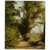 Hans Hassenteufel (1887 - 1943), "Weg in den Isarauen" mit Widmungsinschrift, München, 1. Hälfte 20. Jhdt. - photo 1