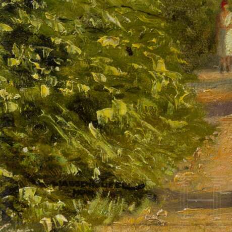 Hans Hassenteufel (1887 - 1943), "Weg in den Isarauen" mit Widmungsinschrift, München, 1. Hälfte 20. Jhdt. - photo 3
