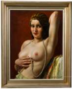Ганс Хассентойфель. Hans Hassenteufel (1887 - 1943), Akt mit Perlenkette, München, 1. Hälfte 20. Jhdt.