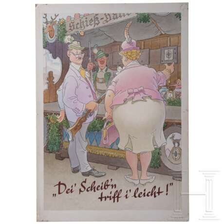 Drei Entwürfe für Postkarten, München, 1950er Jahre - photo 4