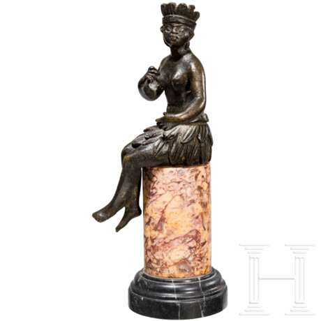 Allegorische Bronzefigur "Amerika", Flandern/Niederlande, 17./18. Jhdt. - photo 3