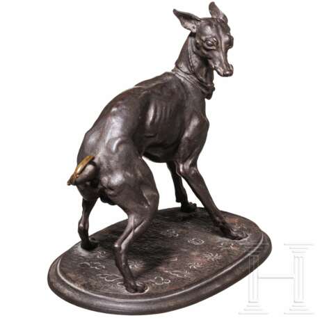 Figur eines Windhundes, 19. Jhdt., nach Pierre Jules Mène (1810 - 1879) - photo 3