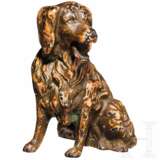 Wiener Bronze eines sitzenden Hundes, 19./20. Jhdt. - photo 2