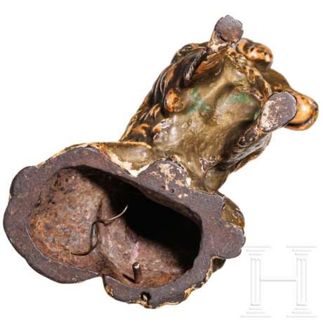 Wiener Bronze eines sitzenden Hundes, 19./20. Jhdt. - photo 4
