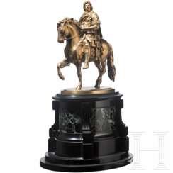Bronze nach dem Reiterstandbild des Großen Kurfürsten Friedrich Wilhelm von Brandenburg, Entwurf Andreas Schlüter (1659 Danzig - 1714 St. Petersburg), um 1900