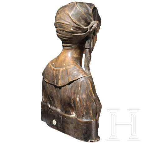 Terrakottabüste einer jungen Frau, Friedrich Goldscheider, Reproduction Reservée, Österreich, um 1900 - photo 3