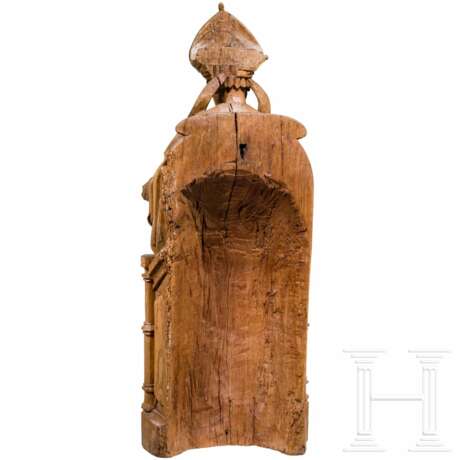 Skulptur eines thronenden Bischofs, rheinländisch, 1. Hälfte 16. Jhdt. - photo 6