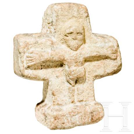 Steinernes Wegkreuz, wohl deutsch, datiert 1708 - photo 1