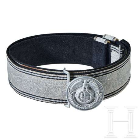 An SS Officer's Brocade Belt and Buckle - photo 1