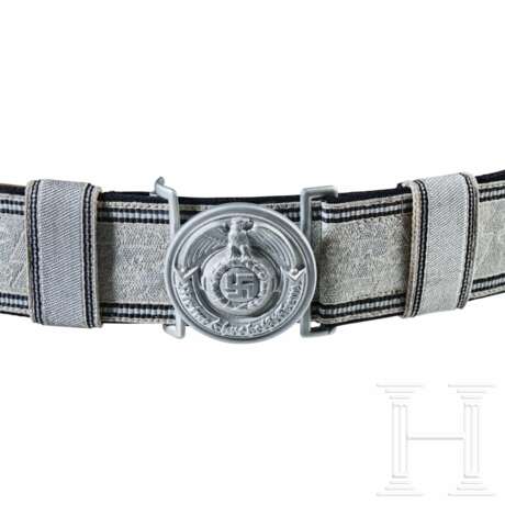 An SS Officer's Brocade Belt and Buckle - photo 3