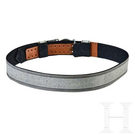 An SS Officer's Brocade Belt and Buckle - photo 4