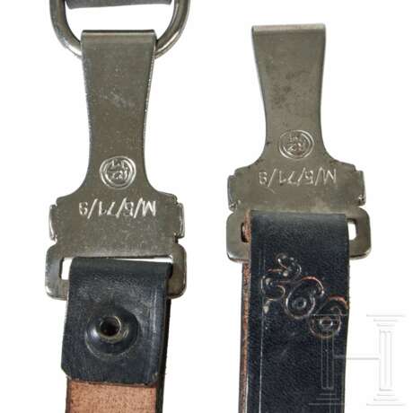 An SS Enlisted Belt, Buckle and Shoulder Strap - Foto 4