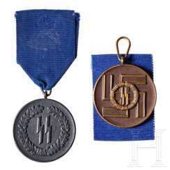A Pair of SS Long Service Awards