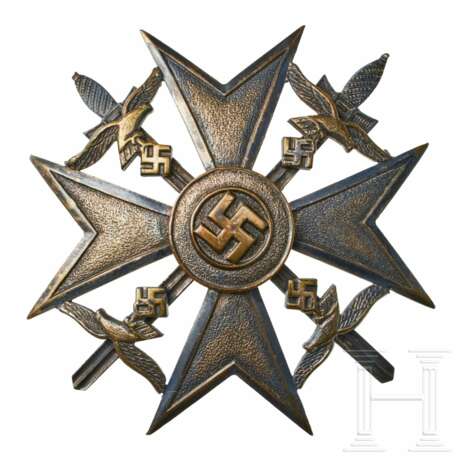 A Spanish Cross in Silver with Swords - photo 1