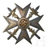 A Spanish Cross in Silver with Swords - photo 1